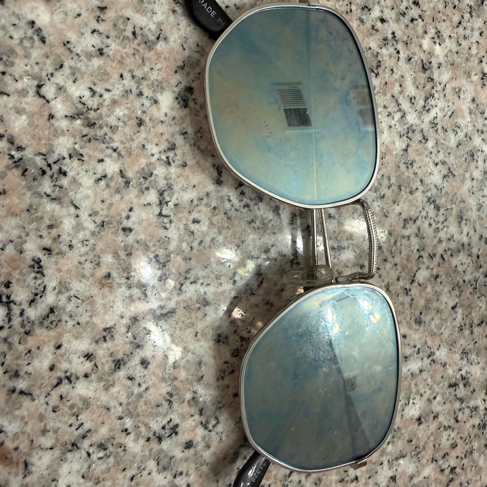 Stylish Blue-Tinted Sunglasses